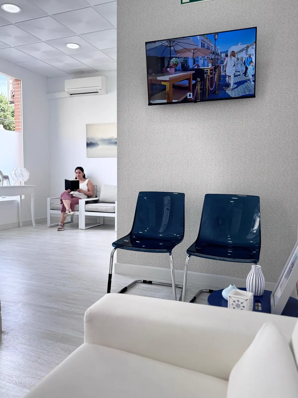 Sala de espera de la Clínica Dental Novalis
